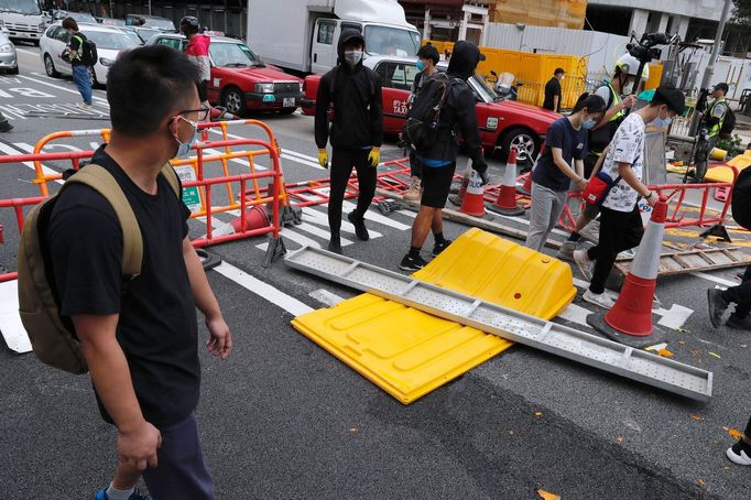 Hongkongské demonstrace po návrhu zákona, který by dal čínské vládě možnost zasáhnout do vnitřní bezpečnosti města.