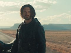 Sebastian Stan jako Bucky Barnes ve filmu Thunderbolts*.