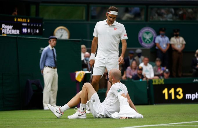 Adrian Mannarino - Roger Federer, Wimbledon 2021