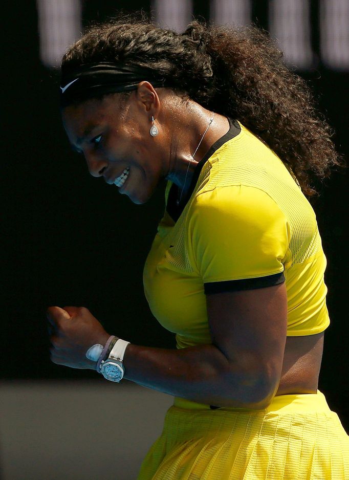 Serena Williamsová ve čtvrtfinále Australian Open 2016