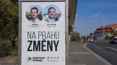 Jiří Dohnal Praha 11 Billboard Piráti Na prahu změny