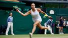 Karolína Plíšková, Aryna Sabalenková, semifinále Wimbledonu 2021