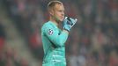 Marc-André ter Stegen v zápase LM Slavia - Barcelona