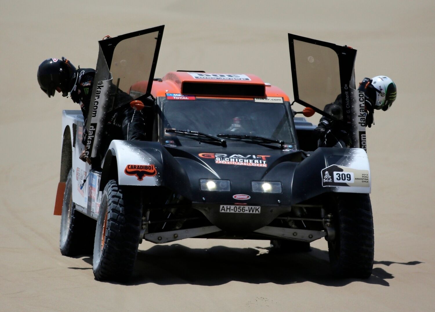 Rallye Dakar, 2. etapa: Guerlain Chicherit, SMG