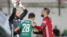 fotbal, Fortuna:Liga 2019/2020, Bohemians - Olomouc, Michal Reichl, Lukáš Hůlka, Vít Beneš