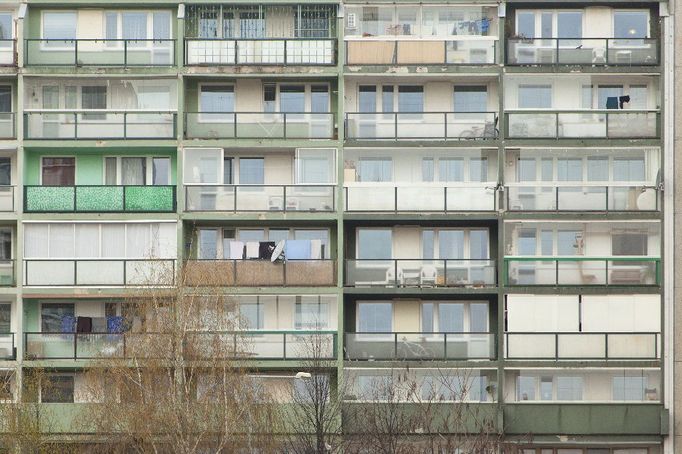 Panelový dům na sídlišti v Nových Butovicích, Jihozápadní Město foto: Tomáš Brabec, 2012, Útvar rozvoje hl. m. Prahy