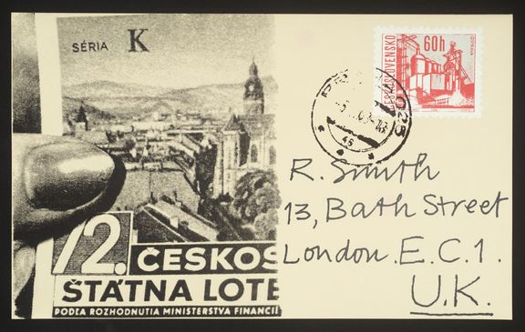 Joe Tilson: Prague Postcard, 1969 až 1970