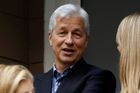 Svět velkých peněz zastupoval Jamie Dimon, šéf banky JPMorgan Chase.