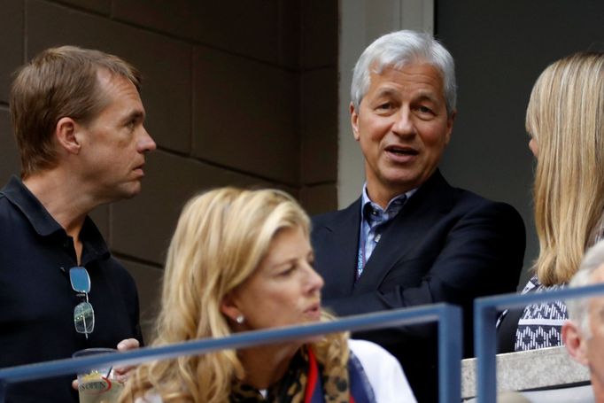 US Open 2017: Jamie Dimon, šéf banky JPMorgan Chase