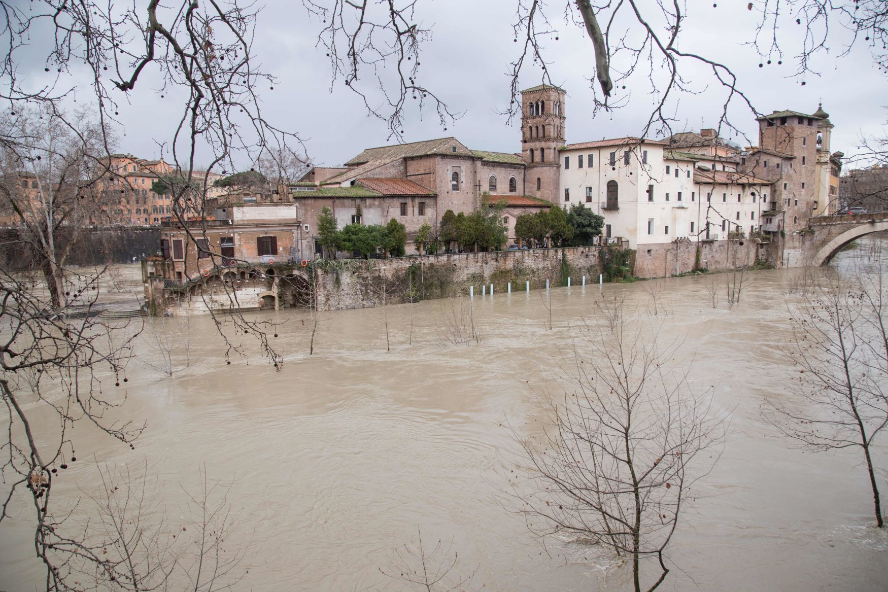 Záplavy - Řím, Itálie