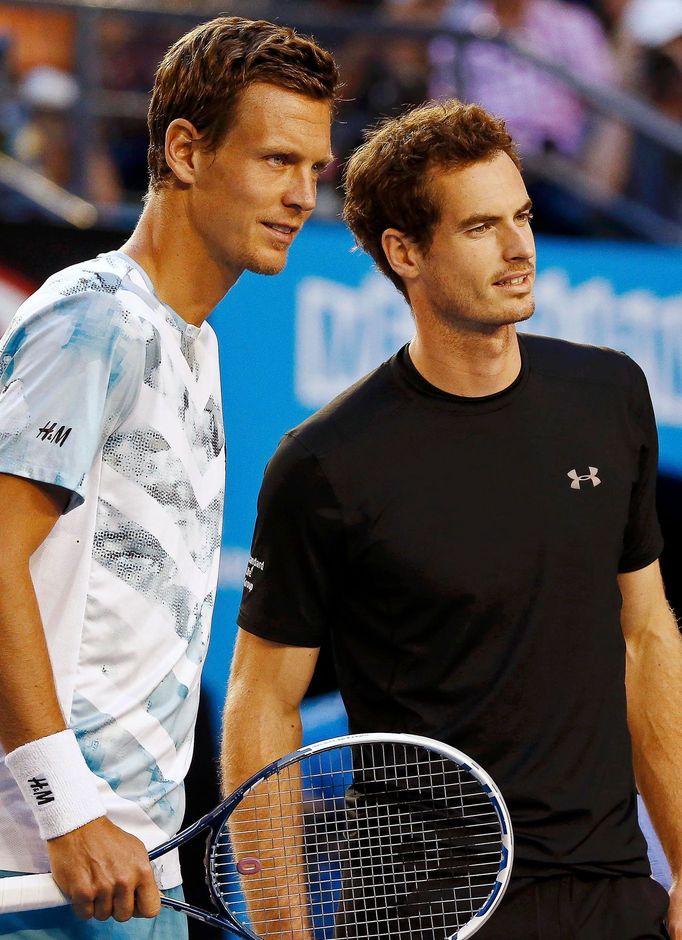 Australian Open 2015: Tomáš Berdych a Andy Murray před semifinále