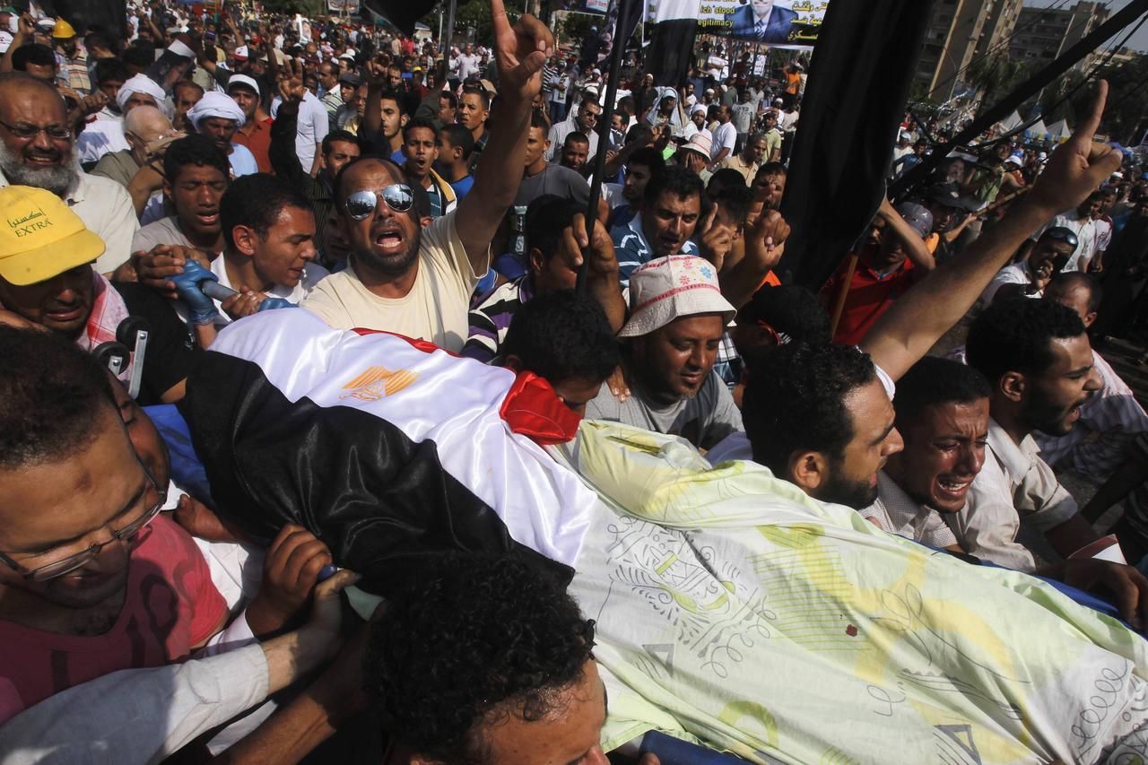 Egypt - Mursí - protesty - Republikánská garda