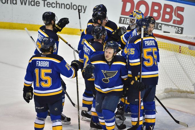 NHL: Radost hokejistů  St. Louis Blues