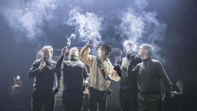 Z inscenace Dmitrije Krymova Tři mušketýři a já.