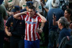 VIDEO Šílenství v Madridu, tak fans Atlética vítali Villu