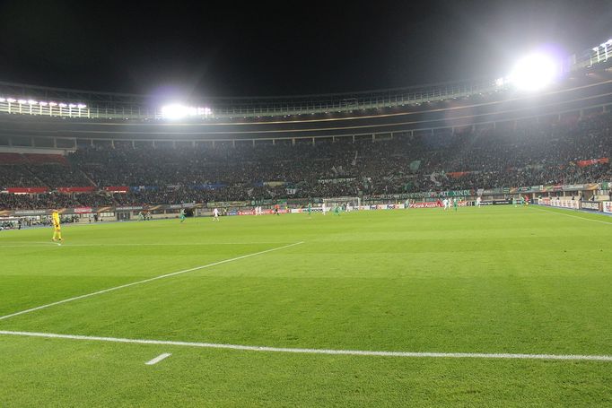 EL, Rapid Vídeň-Plzeň: stadion Ernsta Happela