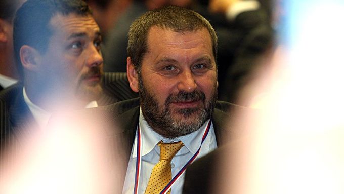 Bývalý senátor ODS, "kmotr" Alexandr Novák na sjezdu strany v červenci 2010.