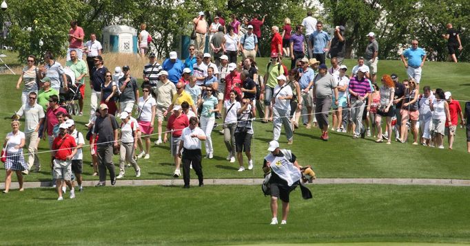 Golfisté na turnaji Prague Golf Masters.