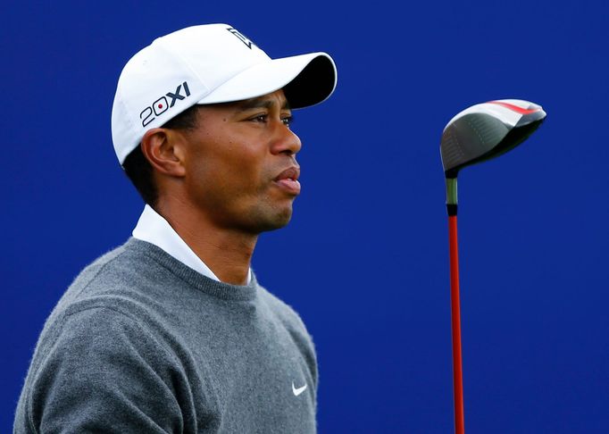 Golfista Tiger Woods na turnaji v San Diegu