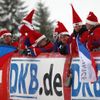 Čeští biatlonoví fanoušci v Hochfilzenu