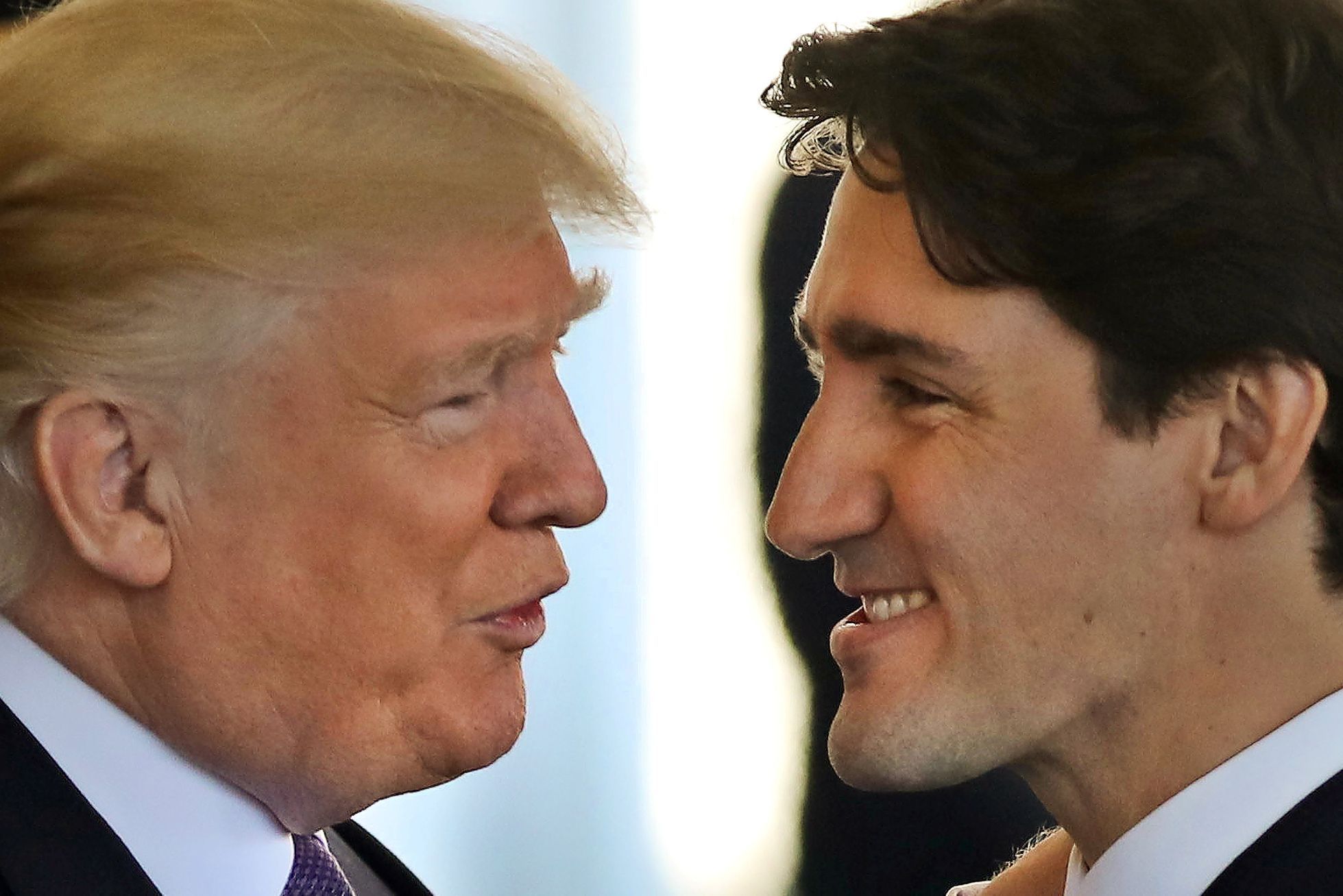 Donald Trump a Justin Trudeau