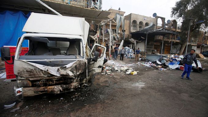 Auto s výbušninami explodovalo v pondělí v Bagdádu.