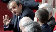 Chybět nemohl ani předseda evropského fotbalu Michel Platini