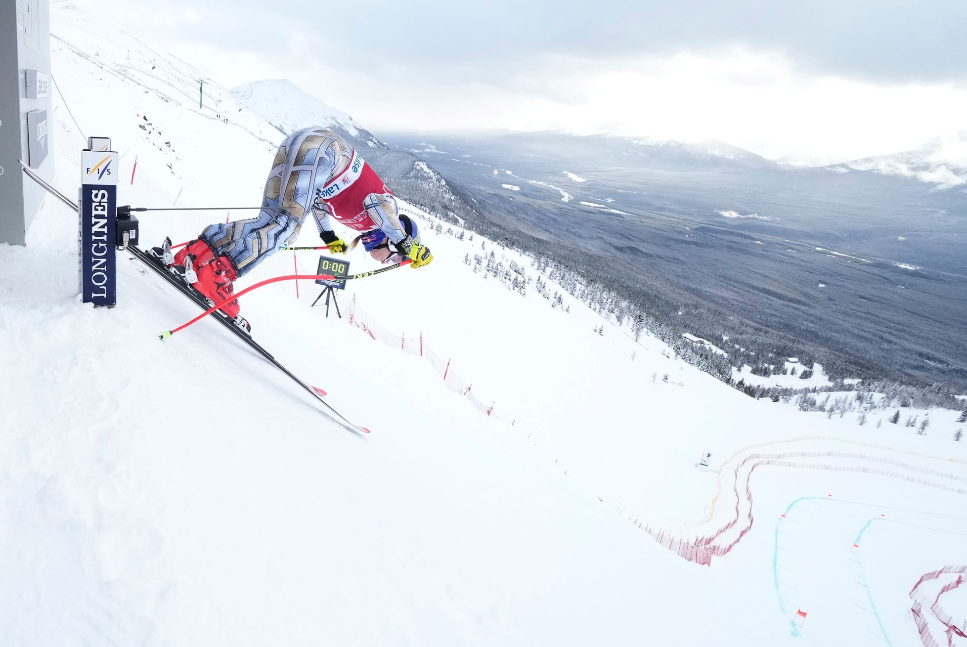 sjezdové lyžování, Světový pohár 2021/2022, sjezd, Lake Louise, trénink Ester Ledecká