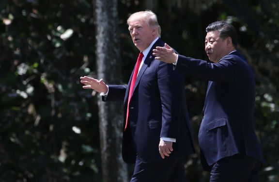Americký prezident Donald Trump s čínským prezidentem Si Ťin-pchingem.