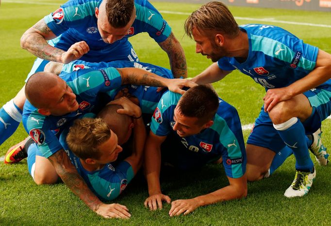 Euro 2016, Slovensko-Wales: Slováci slaví gól na 1:1