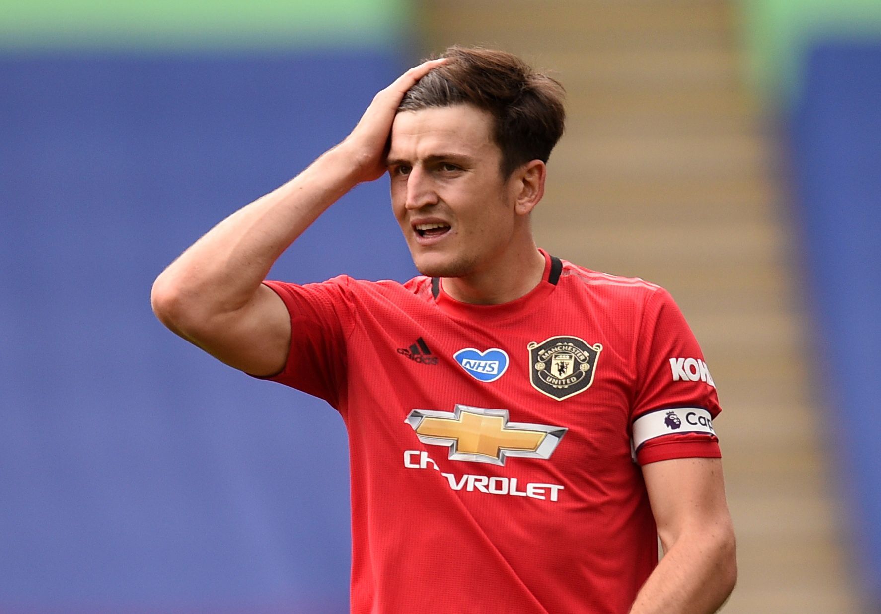 Premier League - Leicester City v Manchester United, Harry Maguire
