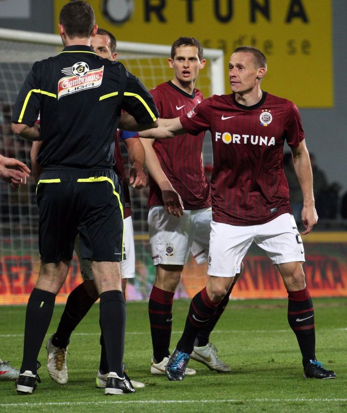 Fotbalista klubu AC Sparta Praha Josef Hušbauer.