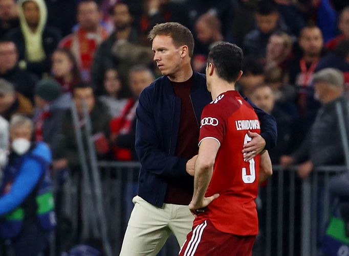 Julian Nagelsmann a Robert Lewandowski