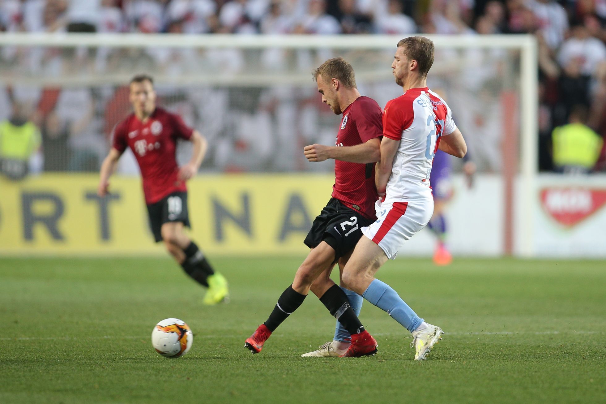Semifinále MOL Cupu 2018/19, Slavia - Sparta: Martin Hašek a Tomáš Souček