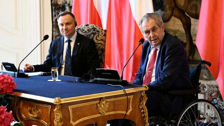 Zeman podpořil Polsko kvůli zastavení dodávek plynu. Rusové porušili smlouvy, řekl; Zdroj foto: ČTK