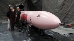 Ukrajinská střela s plochou dráhou letu Flamingo pojmenovaná po jaderné fyzičce Daně Drábové.