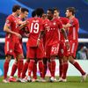 Bayern slaví gól v semifinále LM Bayern - Lyon