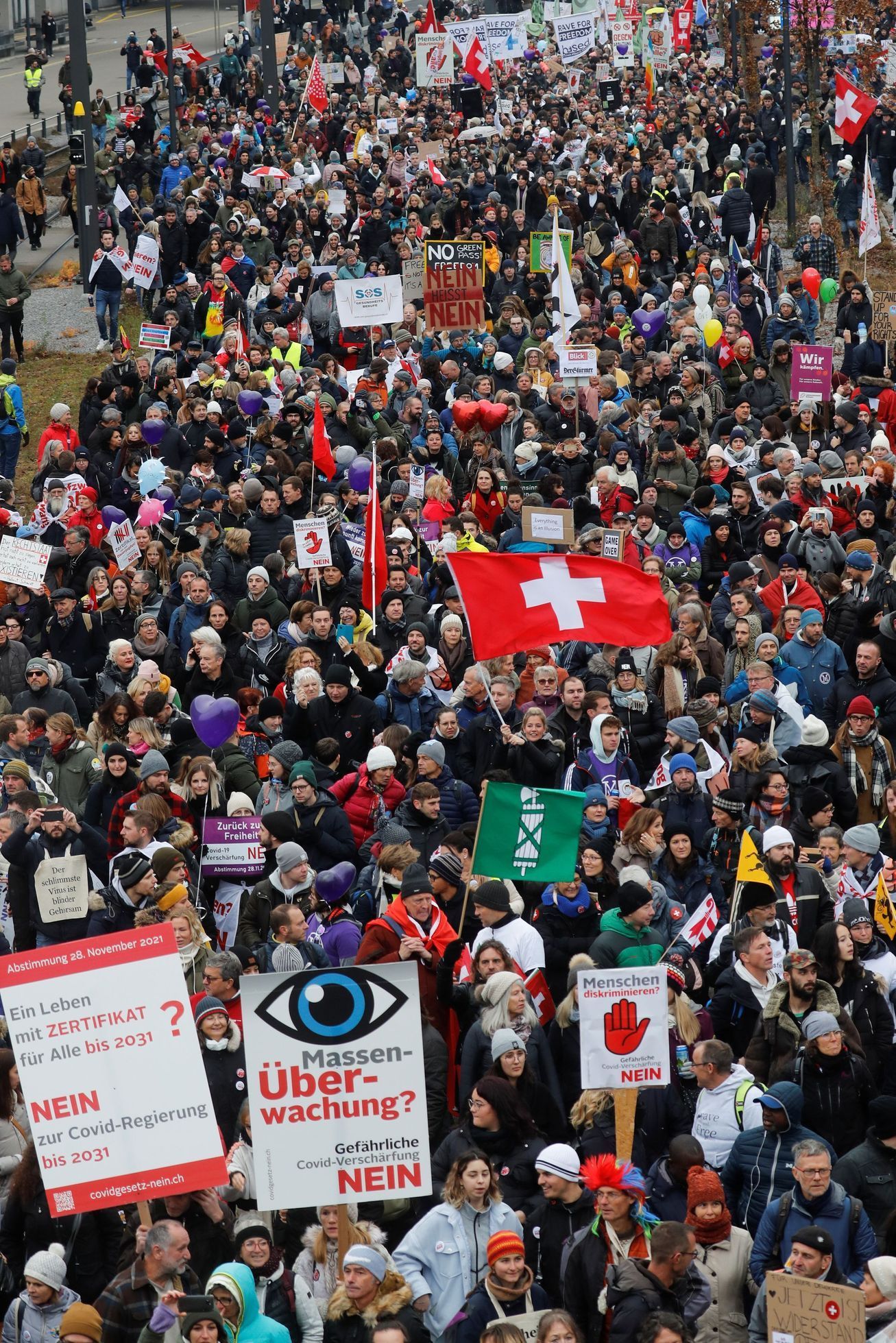 Demonstrace proti covidovým opatřením