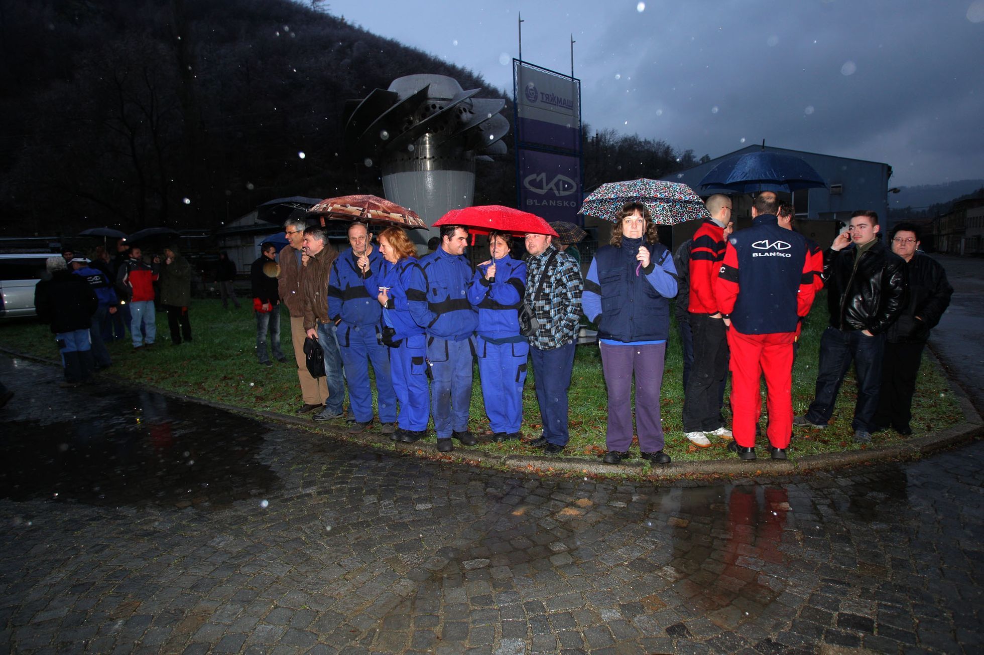 Miloš Zeman v Blansku