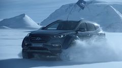 Hyundai Santa Fe přejel Antarktidu