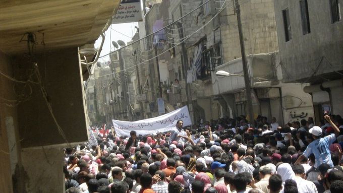 Protesty v Sýrii. Ilustrační foto.