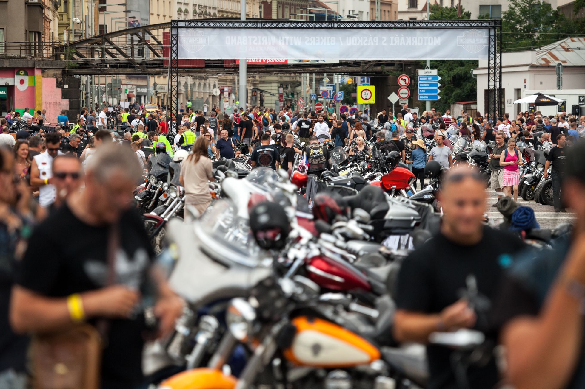 Oslava 115. výročí Harley-Davidson v Praze