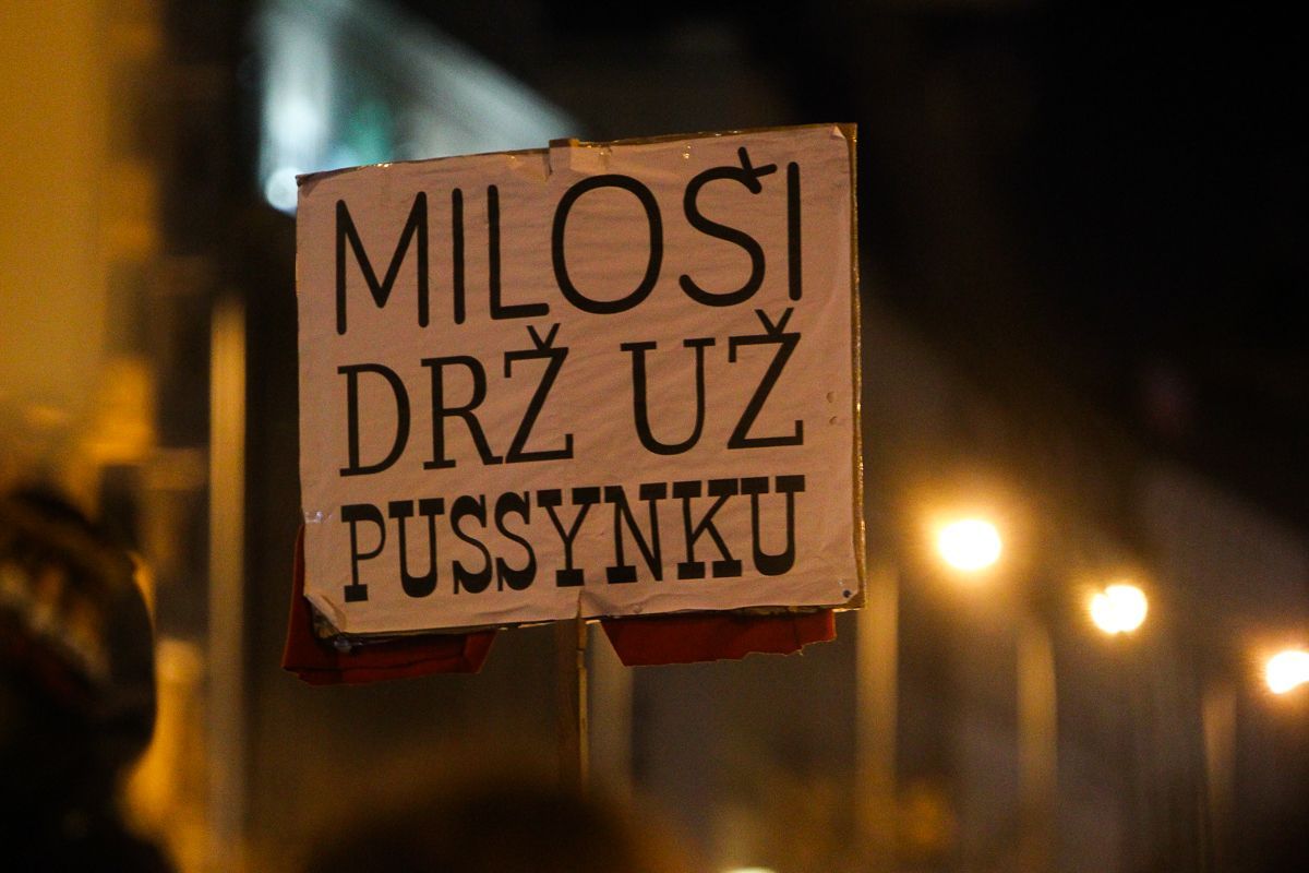 Demonstrace Albertov a Václavské náměstí 22.11.2015