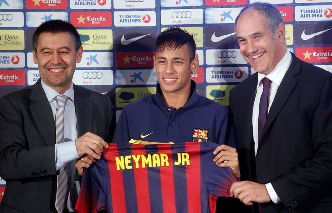 Nový fotbalista FC Barcelona - Brazilec Neymar