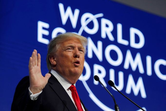 Donald Trump v Davosu na World Economic Forum