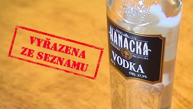 Etikety lahví, ve kterých byl nalezen závadný alkohol - možné padělky