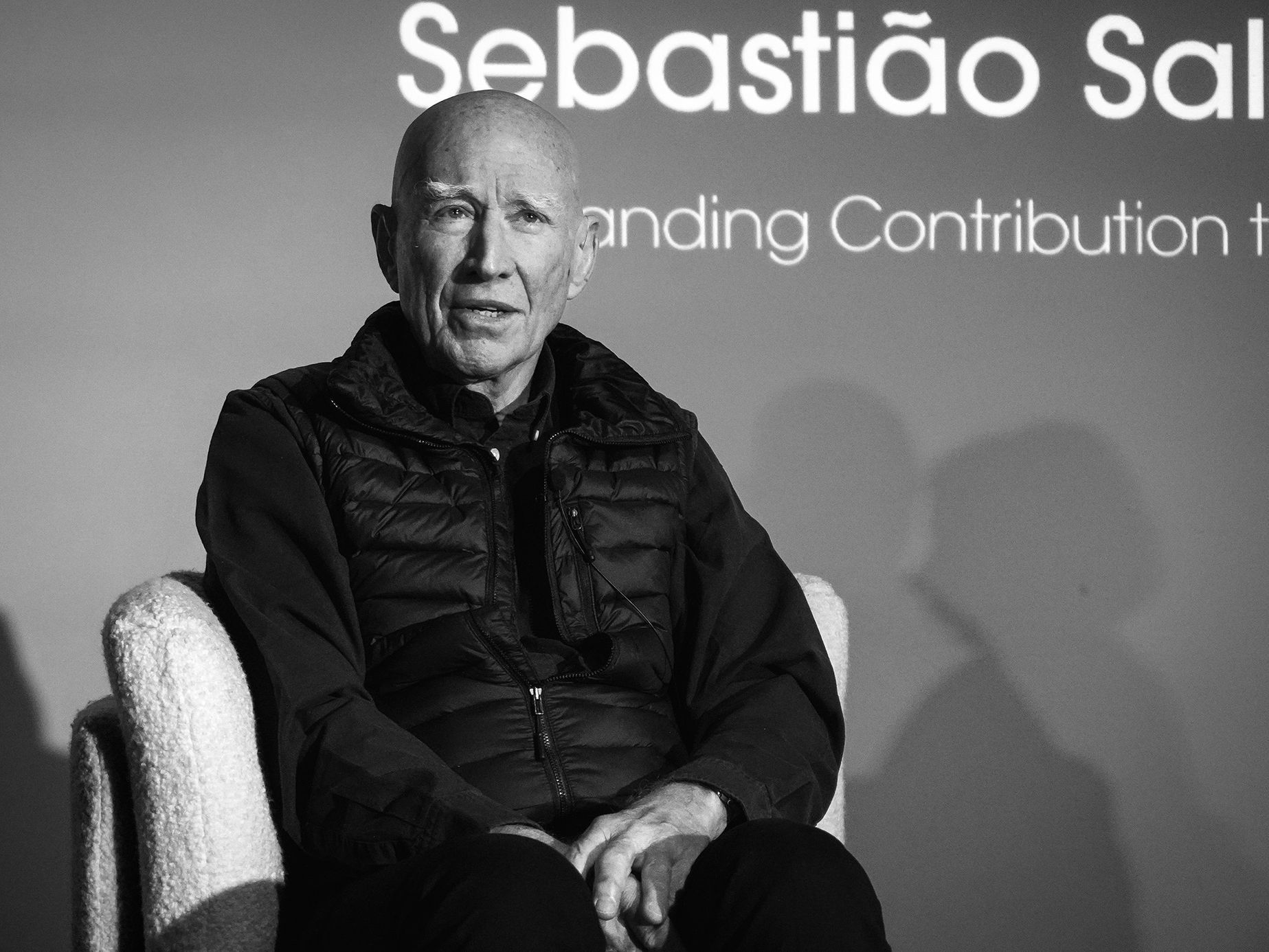 Sebastião Salgado: retrospektivní výstava v londýnském Somerset House, k udělení ceny za ceoživotní přínos fotografii na Sony World Photography Awards 2024.