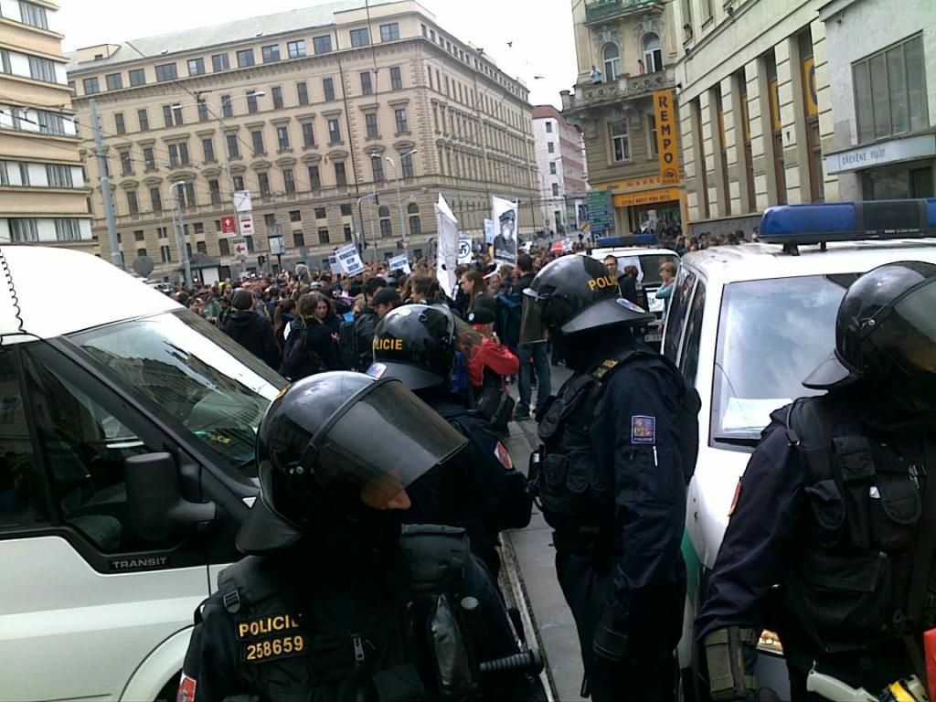 Brno - demonstrace