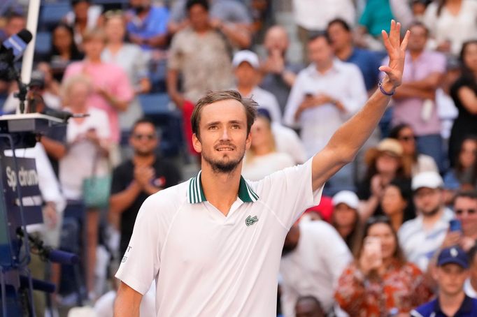 US Open 2021, čtvrtfinále, Daniil Medveděv