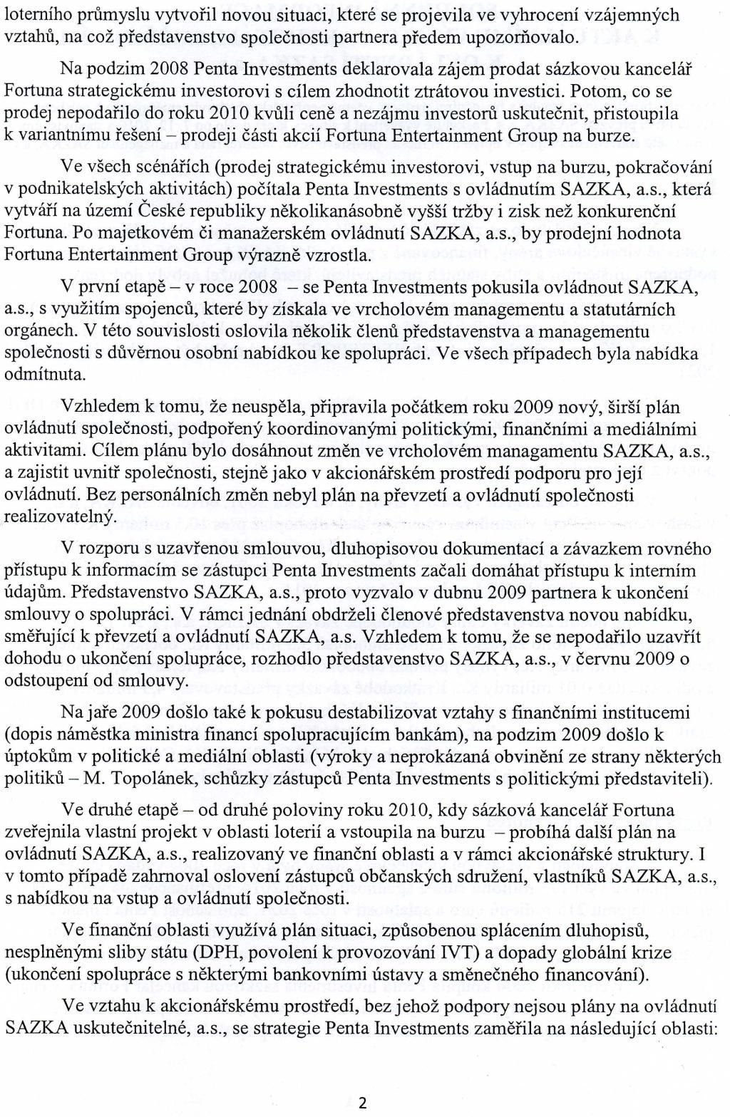 Sazka - dokumet 3-2/10